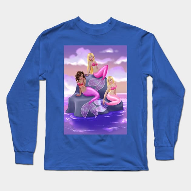 You Can't Sit With Us Long Sleeve T-Shirt by angmermsmith